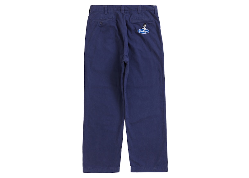 Supreme Chino Pant Navy