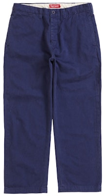 Supreme 海軍藍卡其褲 Order Supreme 海軍藍卡其褲