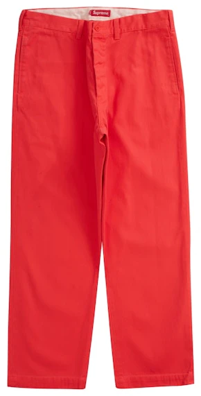 supreme-chino-pant-neon-red