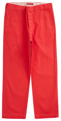 Supreme Chino Pant Neon Red Buy Supreme Chino Pant Neon Red