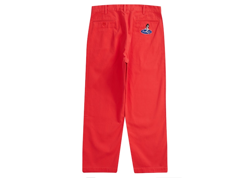 Supreme Chino Pant Neon Red 圖 2