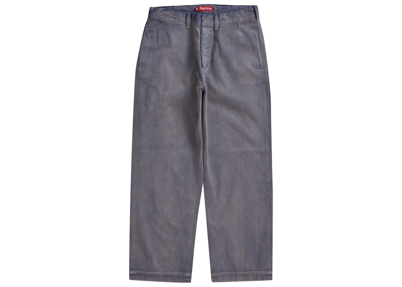 Supreme Chino Pant Washed Navy