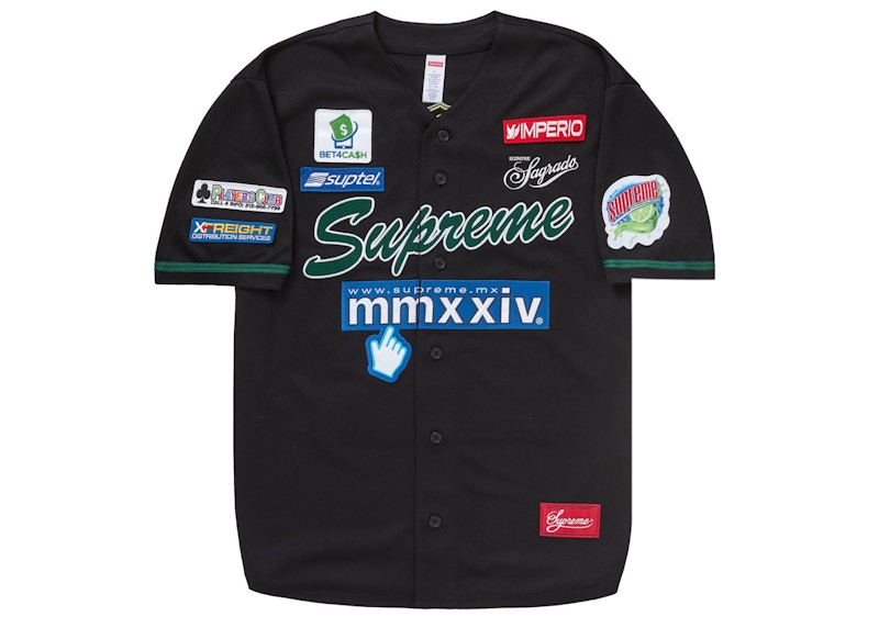Supreme Chosen One Baseball Jersey Black