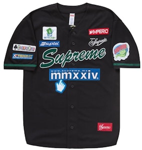 Supreme Chosen One Baseball Jersey Hitam Buy Supreme Chosen One Baseball Jersey Hitam