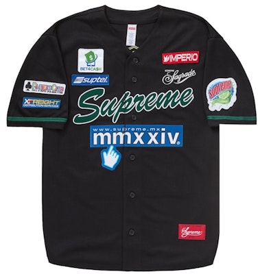 Supreme Chosen One Baseball Jersey Black Buy Supreme Chosen One Baseball Jersey Black