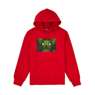 Supreme Chris Cunningham Chihuahua Hooded Sweatshirt Red