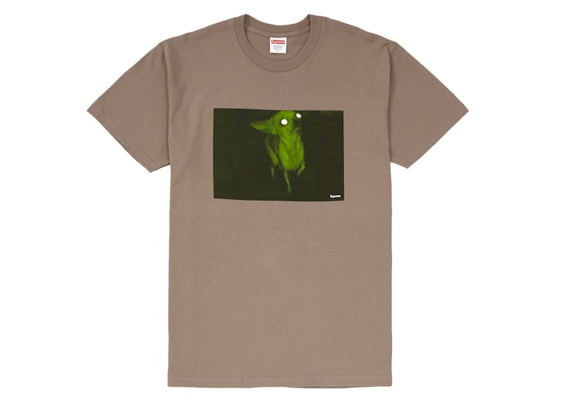 Supreme Chris Cunningham Chihuahua Tee Taupe