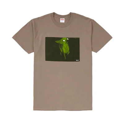 Supreme Chris Cunningham Chihuahua Tee Taupe