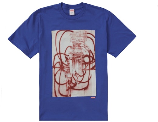 Supreme Christopher Wool 2001 Tee Royal Buy Supreme Christopher Wool 2001 Tee Royal