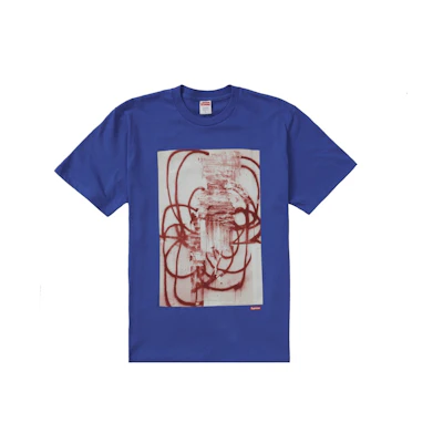 Supreme Christopher Wool 2001 Tee Royal