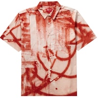 Supreme Christopher Wool S/S Shirt Red Supreme Christopher Wool S/S Shirt Red