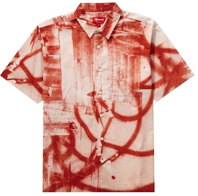 Camisa Roja Supreme Christopher Wool Manga Corta. Buy Camisa Roja Supreme Christopher Wool Manga Corta.