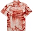 Order Camisa Roja Supreme Christopher Wool Manga Corta.
