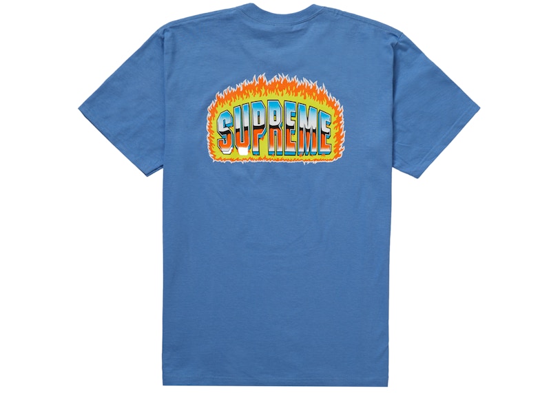 Order Supreme Camiseta Chrome Azul Real Polvo Ligero