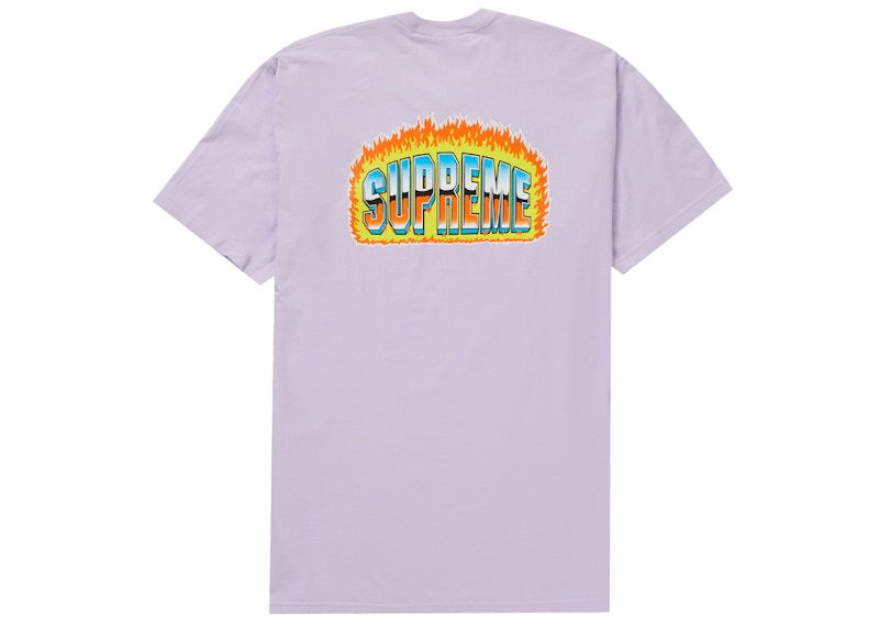 Supreme Chrome Tee Light Purple 圖 2
