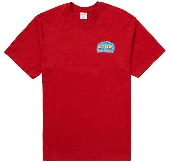 supreme-chrome-tee-red