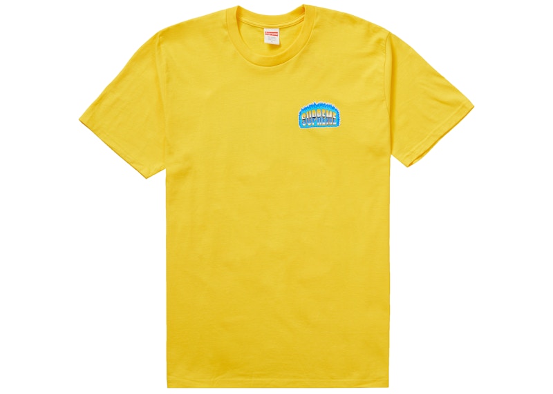 Supreme Chrome Tee Yellow