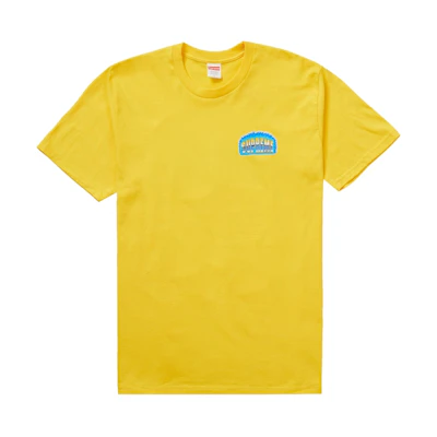 Supreme Chrome Tee Yellow