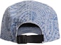 Order Supreme Circles Jacquard Denim Camp Cap Blue