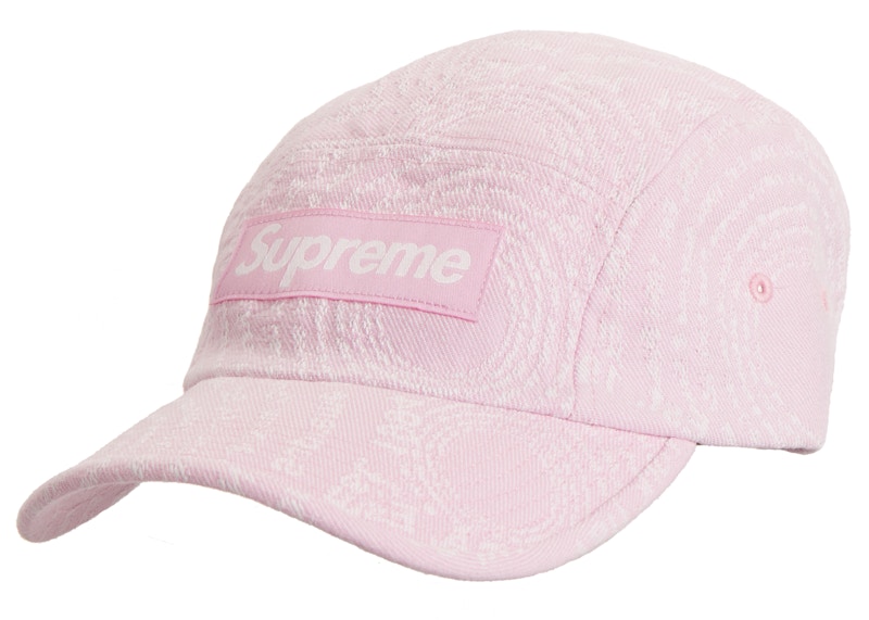 Buy Supreme Circles Jacquard Denim Camp Cap Merah Jambu