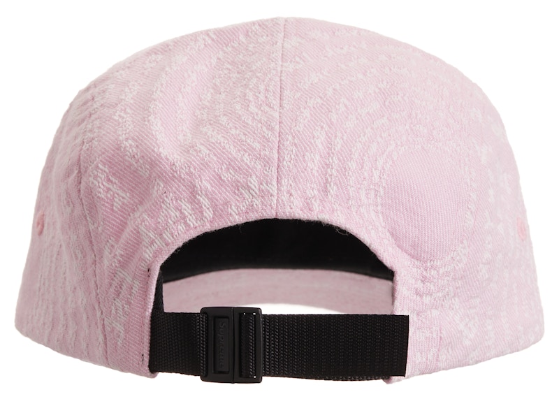 Supreme Circles Jacquard Denim Camp Cap Pink 圖 2