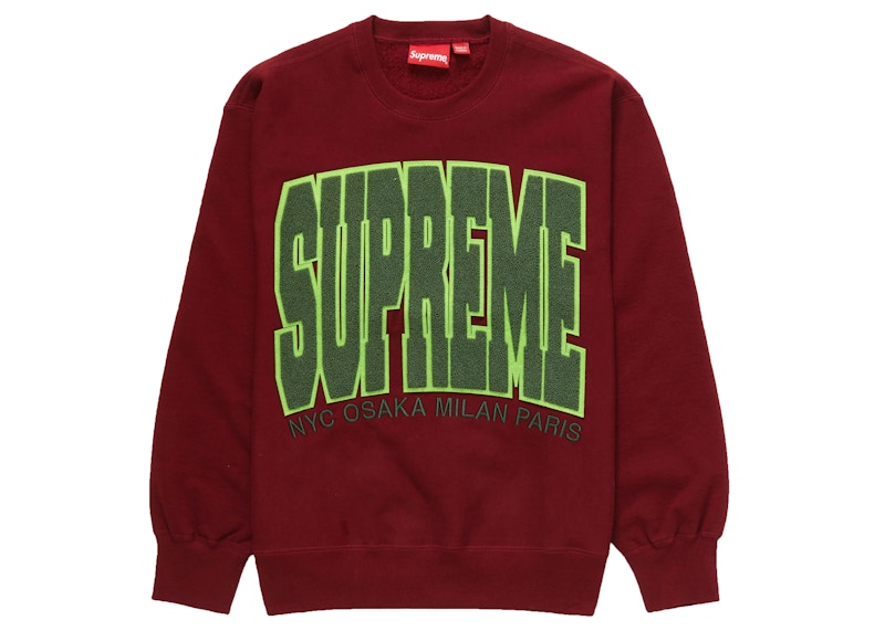 Supreme Cities Arc Crewneck Cardinal