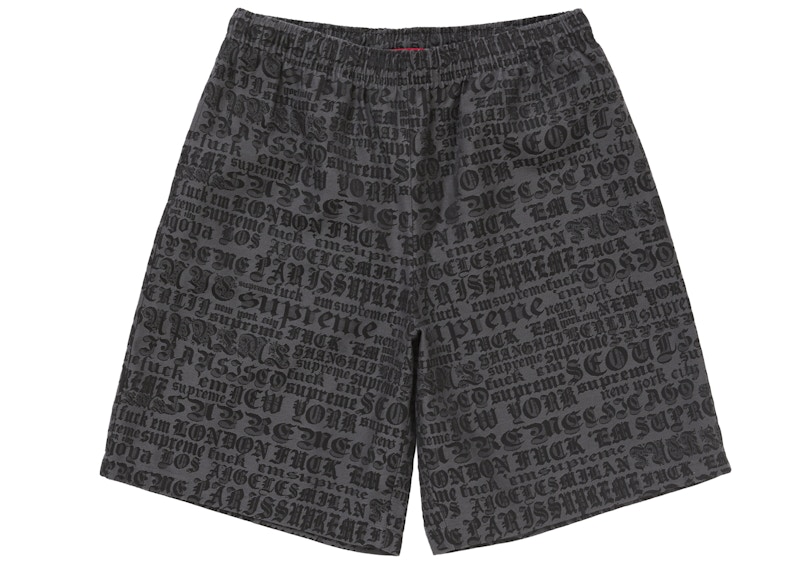 Supreme Cities Jacquard Short Black