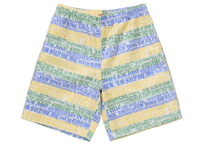 Supreme Cities Jacquard Short White