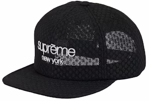 Supreme Classic Logo Air Mesh 6-Panel 'Black' Supreme Classic Logo Air Mesh 6-Panel 'Black'