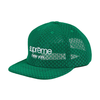 Supreme Classic Logo Air Mesh 6-Panel 'Green'