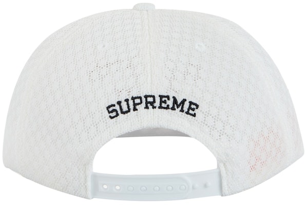 Supreme Logo Klasik Air Mesh 6-Panel 'Putih' Order Supreme Logo Klasik Air Mesh 6-Panel 'Putih'