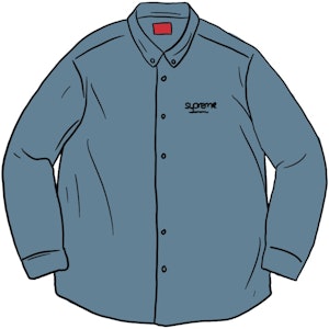 Supreme经典标志丹宁衬衫淡蓝色 Buy Supreme经典标志丹宁衬衫淡蓝色