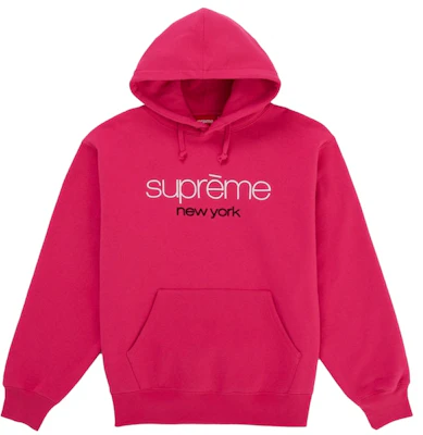 Supreme Classic Logo Hoodie Fuchsia Terang. Buy Supreme Classic Logo Hoodie Fuchsia Terang.