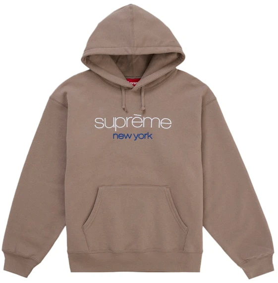 supreme-classic-logo-hooded-sweatshirt-brown
