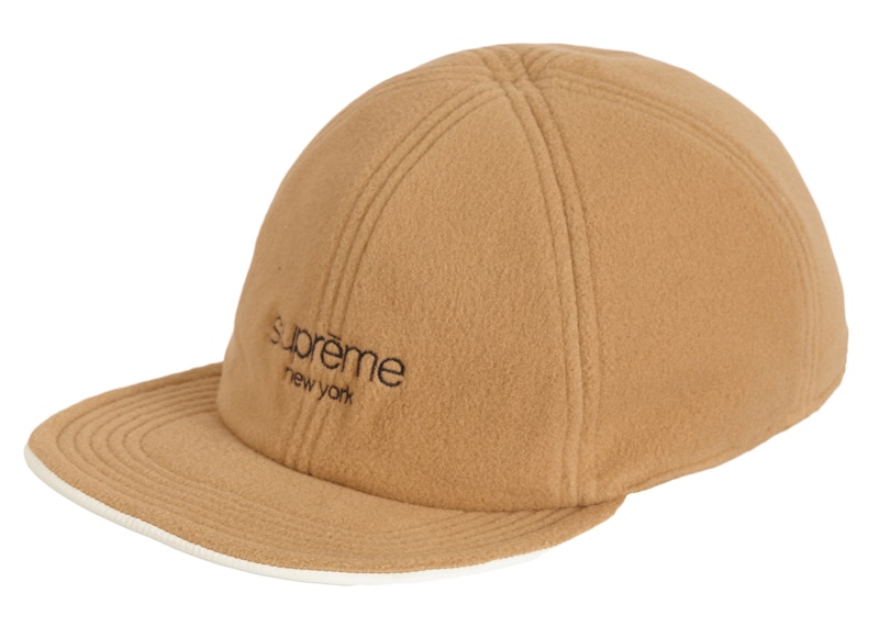 Lookbook Supreme经典徽标可翻转6片帽白色