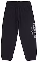 Supreme Classic Logo Sweatpant Black Supreme Classic Logo Sweatpant Black