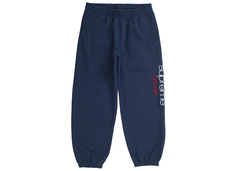 Supreme Classic Logo Sweatpant Navy