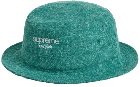 Supreme Classic Logo Sombrero Terry Crusher Teal Buy Supreme Classic Logo Sombrero Terry Crusher Teal