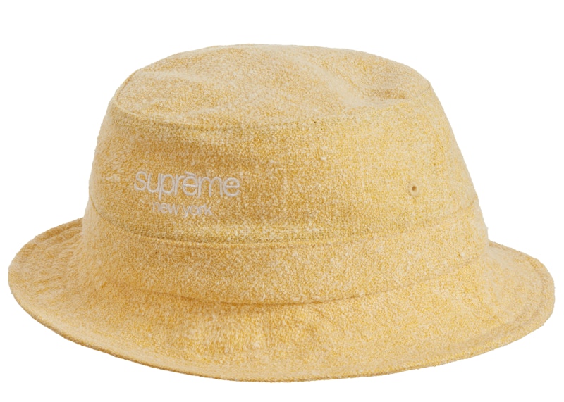 Supreme Classic Logo Terry Crusher Yellow