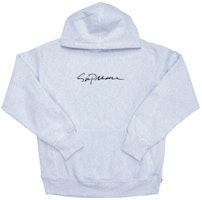 Supreme Hoodie Abu-Abu Skrip Klasik Buy Supreme Hoodie Abu-Abu Skrip Klasik