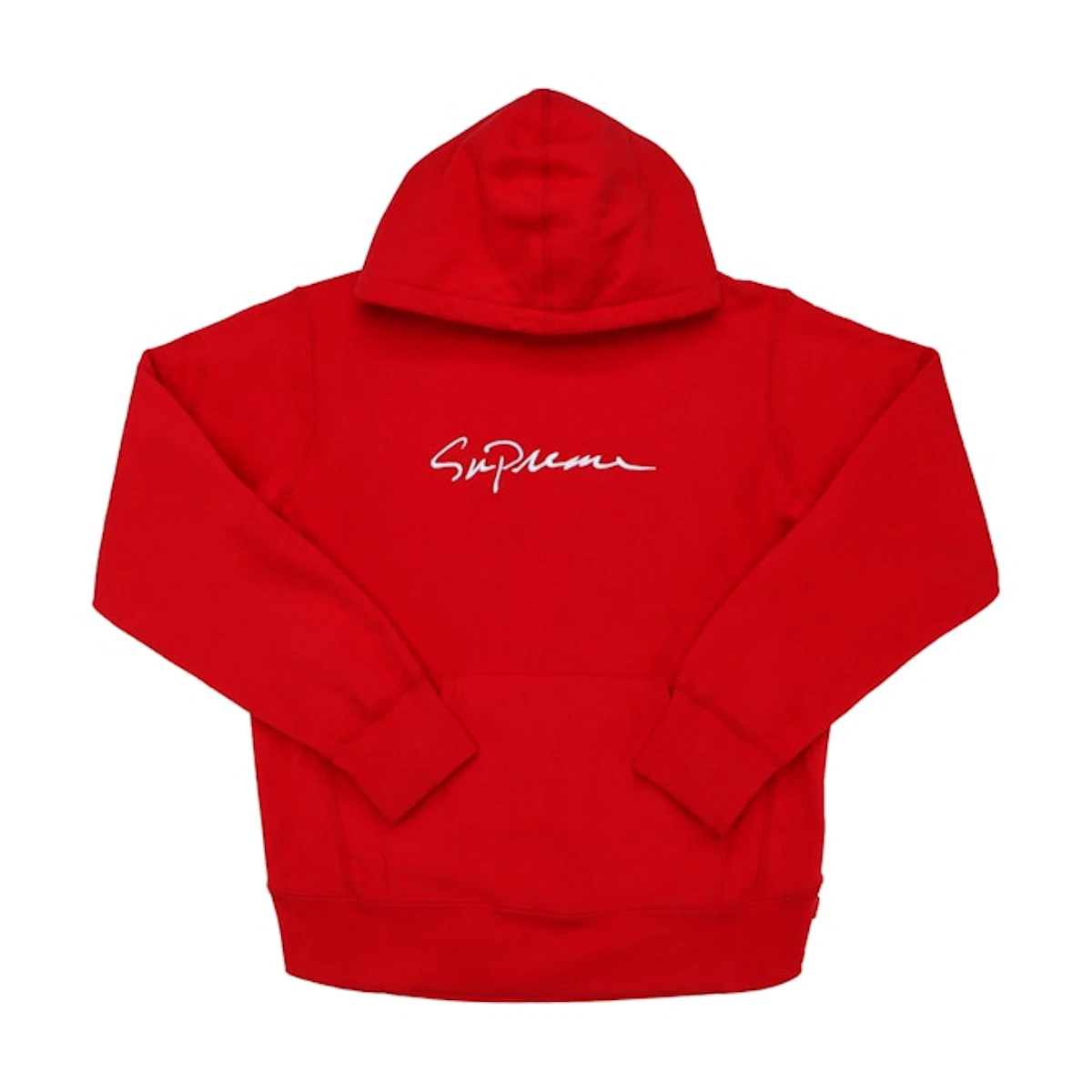 Supreme Classic Script Hooded Sweatshirt Red - Main Image