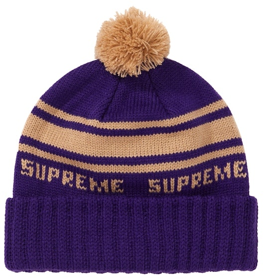 supreme-classic-stripe-beanie-purple