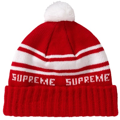 Supreme Gorro Clásico a Rayas Rojo Buy Supreme Gorro Clásico a Rayas Rojo