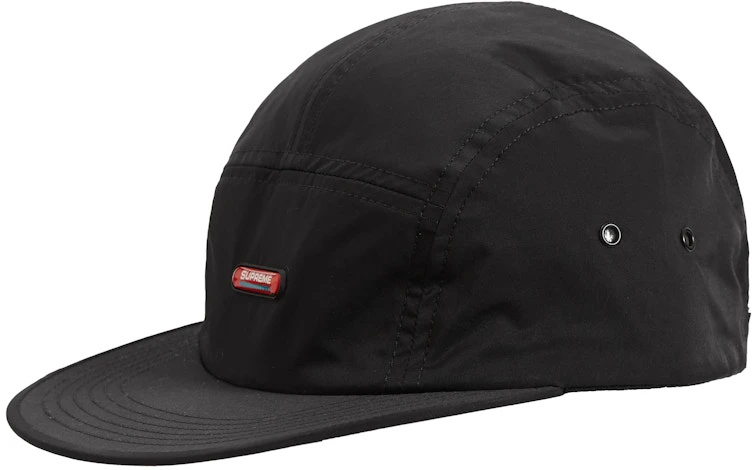 supreme-clear-patch-camp-cap-black