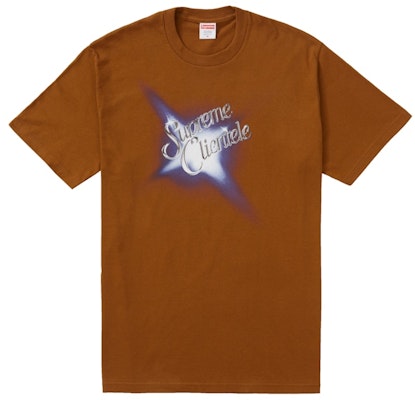 Supreme Clientele Tee Brown Buy Supreme Clientele Tee Brown