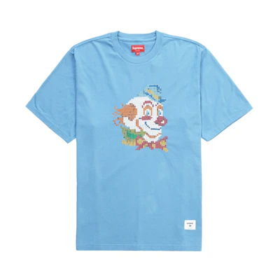 Supreme Clown Sequin S/S Top Light Blue