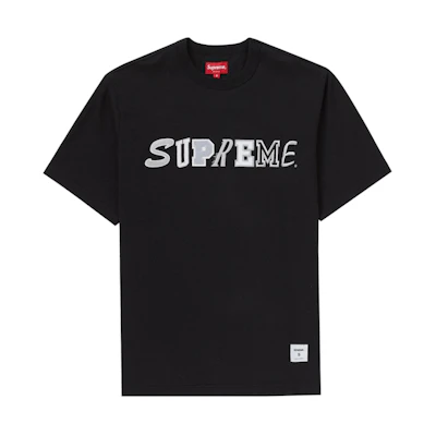 Supreme Collage Logo SS Top Black
