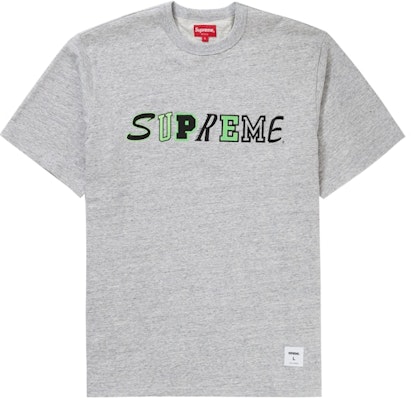 Supremeコラージュロゴ半袖T(杢グレー)
Buy Supremeコラージュロゴ半袖T(杢グレー)