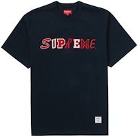 Supreme Collage Logo S/S Top Navy Supreme Collage Logo S/S Top Navy