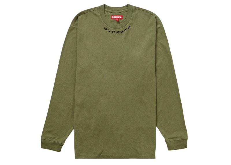 Buy Supreme Small Box L/S Tee Olive Digi Camo - Novelship